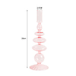 Nordic Stylish Bubble Glass Candle Holder