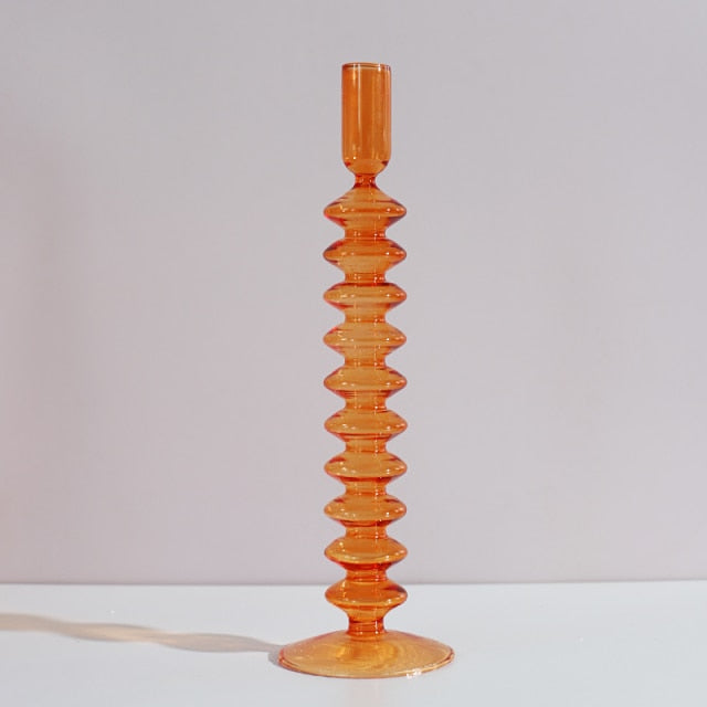 Nordic Stylish Bubble Glass Candle Holder - Image 25