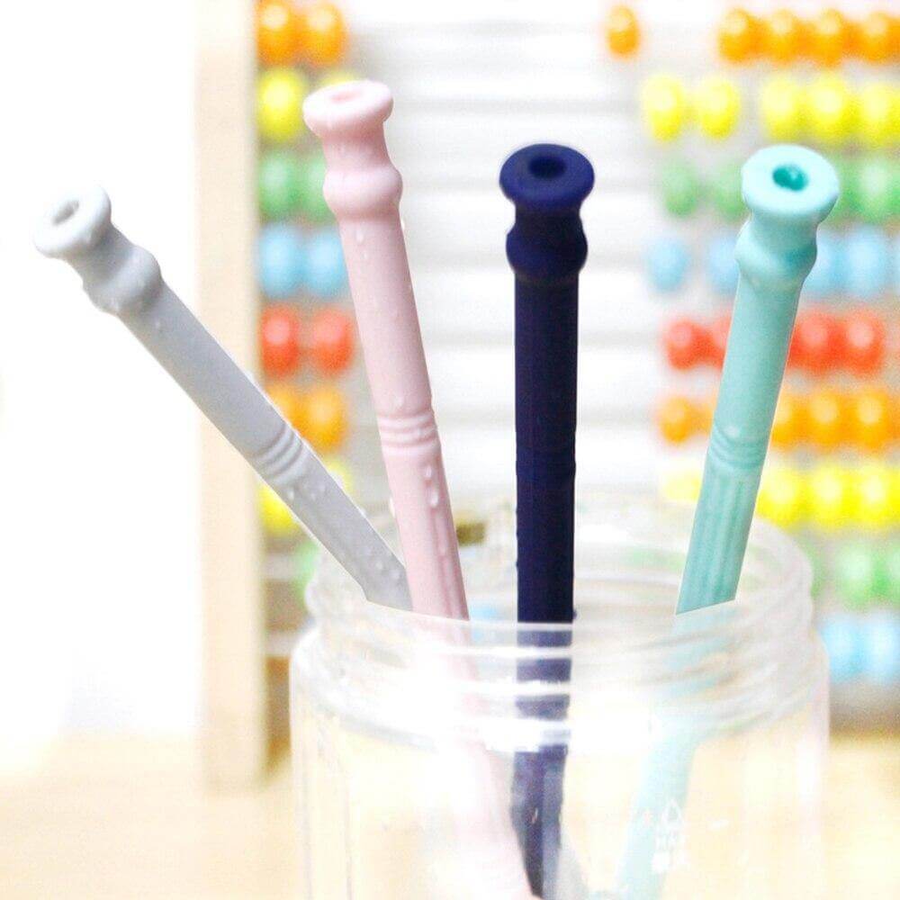 Foldable Reusable Silicone Straw