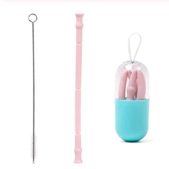 Foldable Reusable Silicone Straw - Image 12