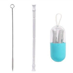 Foldable Reusable Silicone Straw