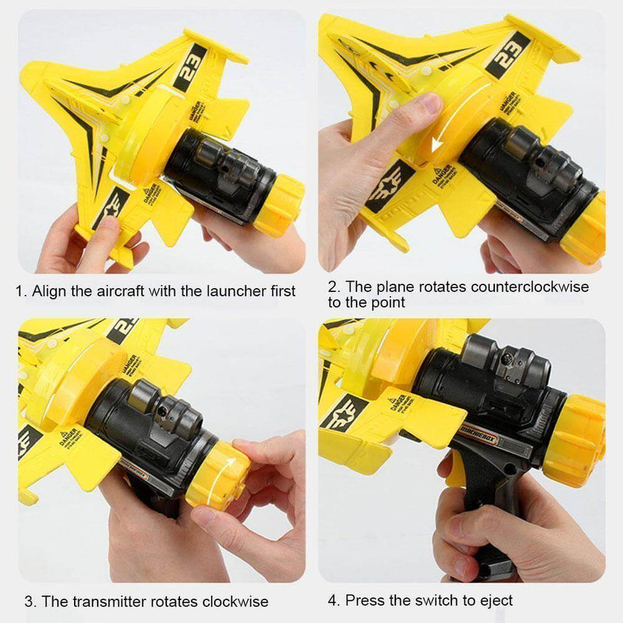 Outdoor Game Aircraft Swivel Catapult Launcher - Image 5