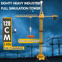 Remote Control Rotating Kids Toy Construction Crane - Image 4