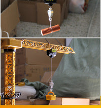 Remote Control Rotating Kids Toy Construction Crane - Image 5