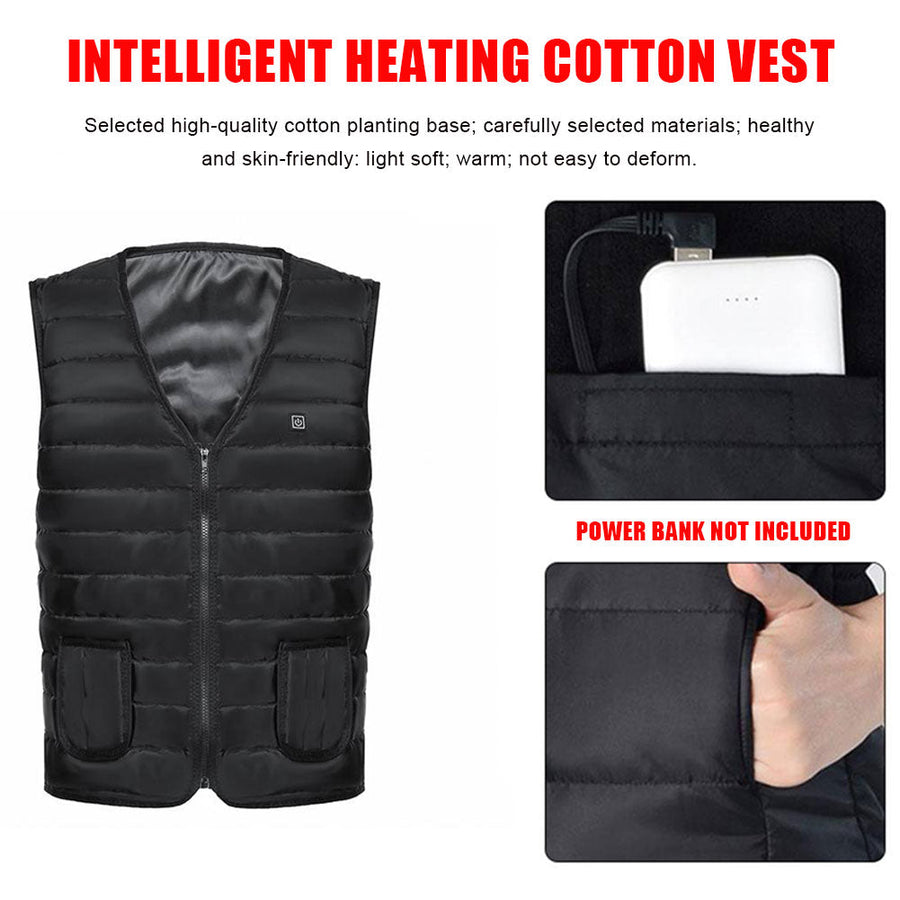 Electric Heated Cotton Vest - Image 7