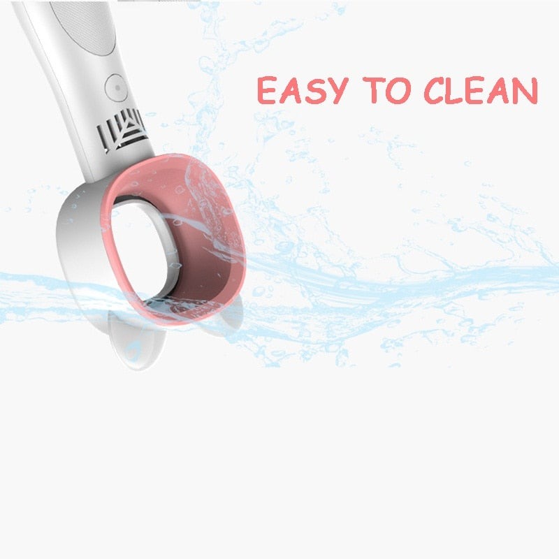 Modern Rechargeable Mini Cat Bladeless Fan - Image 3