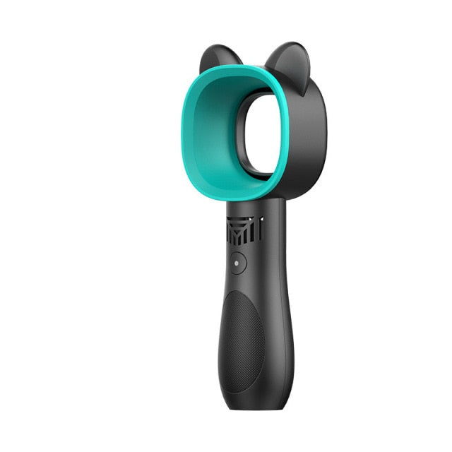 Modern Rechargeable Mini Cat Bladeless Fan - Image 8