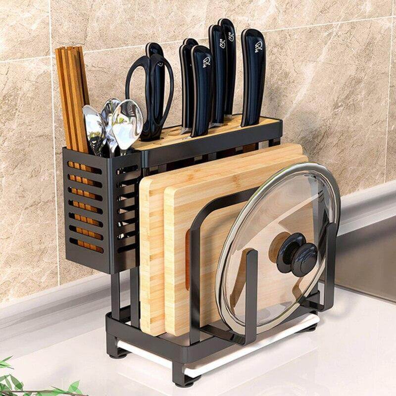 Stainless Steel Kitchen Utensils Organizer Drying Rack - MaviGadget