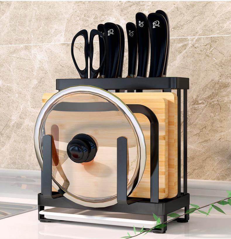 Stainless Steel Kitchen Utensils Organizer Drying Rack - Image 13