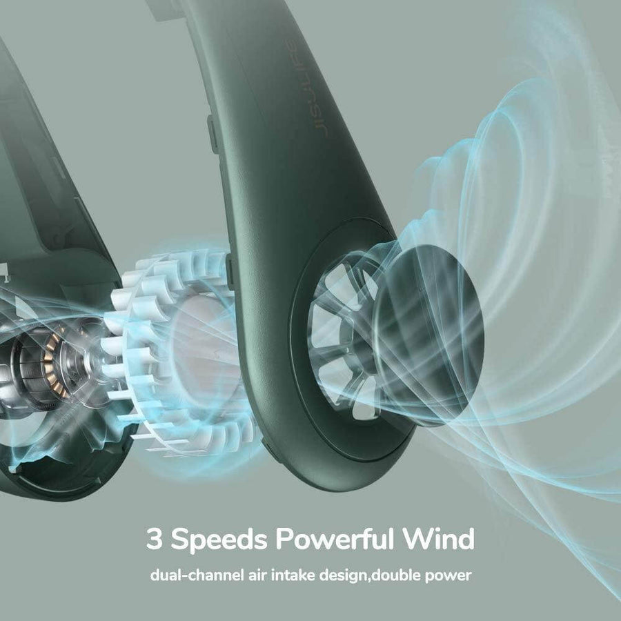 Stylish Mini Bladeless Travel Neck Fan - Image 5