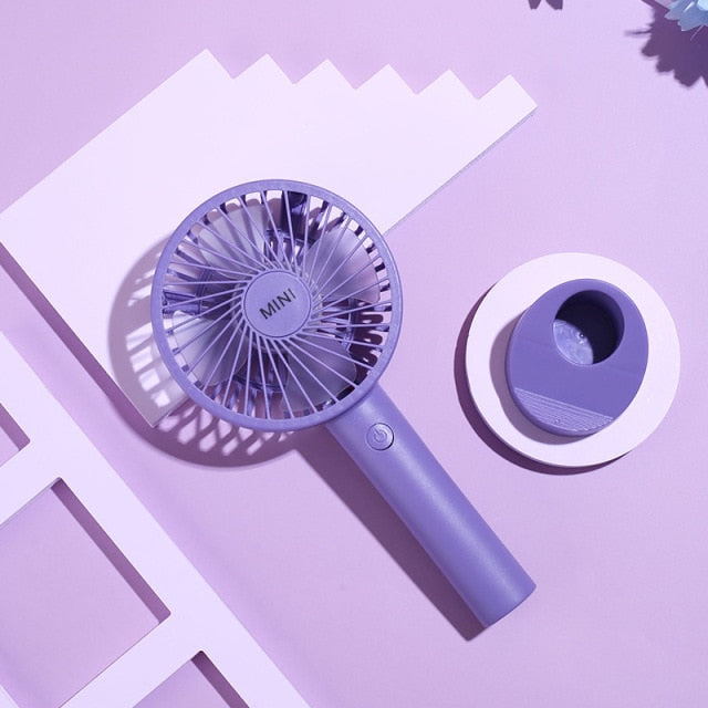 Phone Holder Mini Handheld Fan - Image 8