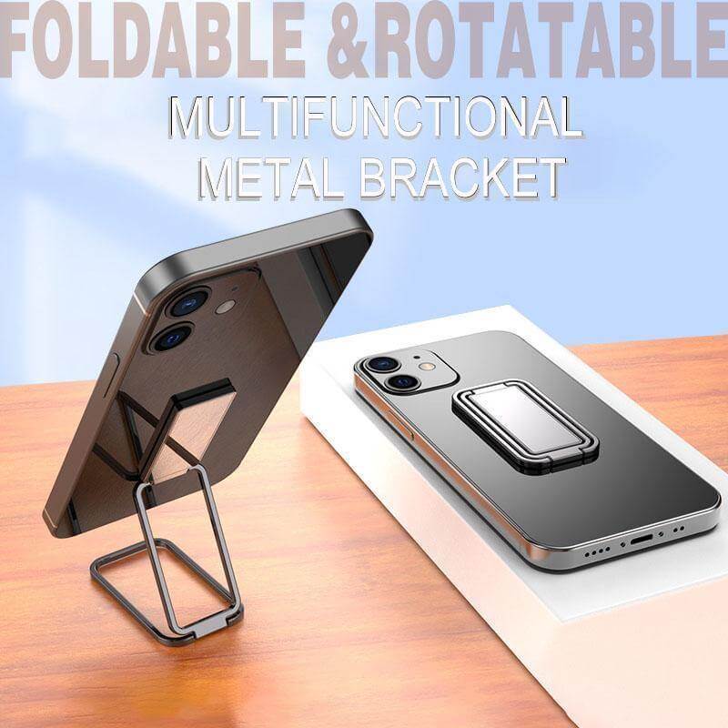 Rotatable Metal Self-Stick Phone Holder - Image 0