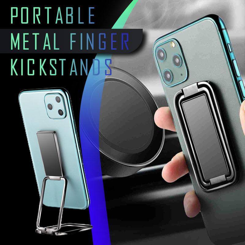 Rotatable Metal Self-Stick Phone Holder - Image 1