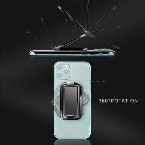 Rotatable Metal Self-Stick Phone Holder - Image 6