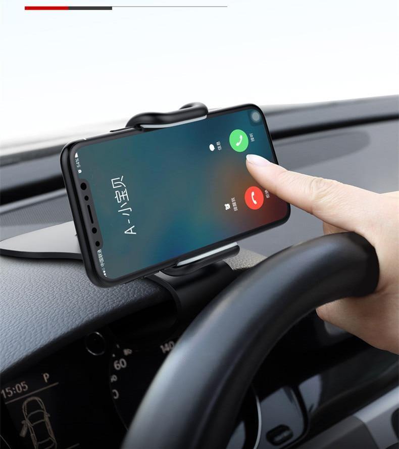 Universal Car Dashboard Easy Clip Phone Holder - Image 1