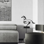 Minimalist Abstract Horse Sculpture Art Figurine