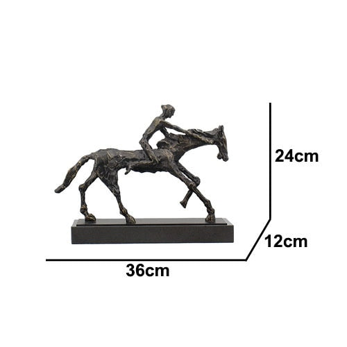 Minimalist Abstract Horse Sculpture Art Figurine