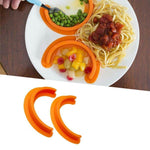 2Pcs Silicone Food Separator