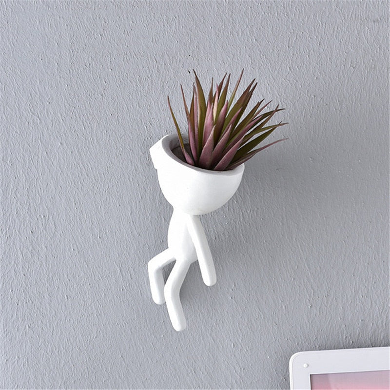 Nordic Hanging Miniature Human Flower Pots - Image 4