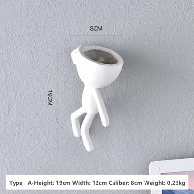 Nordic Hanging Miniature Human Flower Pots - Image 7