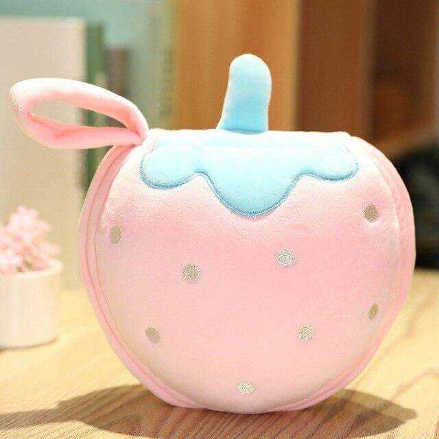 Sweet Fruits Plush Sleeping Eye Mask Bag - Image 3