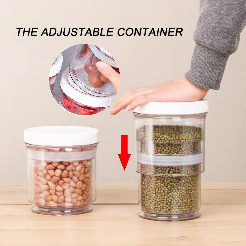 Compressible Pantry Organizer Food Jar - Image 2
