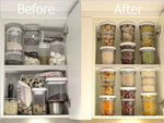 Compressible Pantry Organizer Food Jar