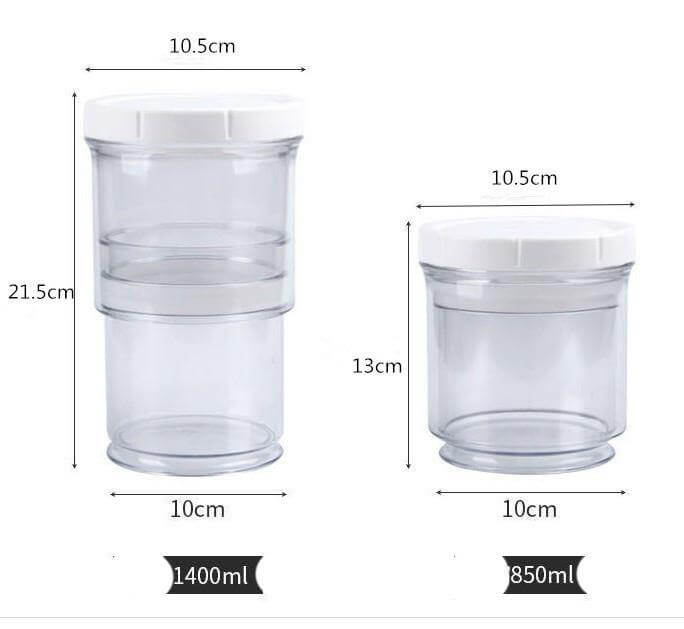 Compressible Pantry Organizer Food Jar - Image 1