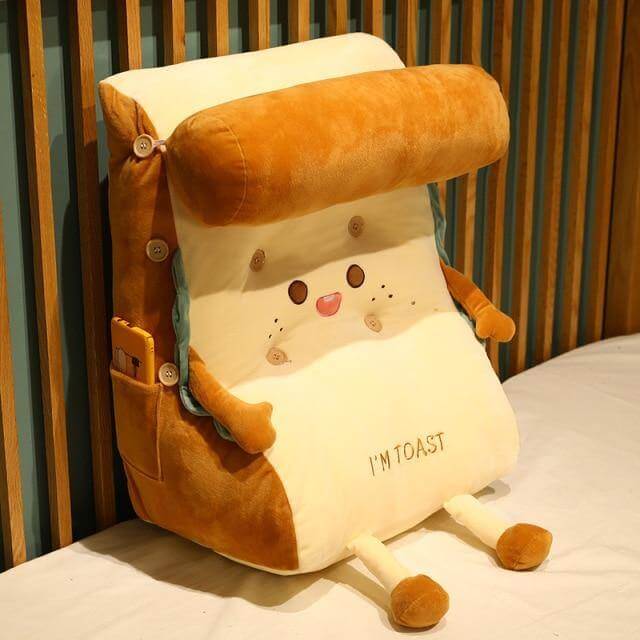 I AM TOAST Cute Bedside Comfy Washable Pillow - Image 10
