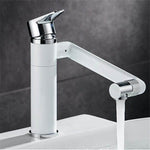 360 Rotation Black Modern Single Bathroom Faucet