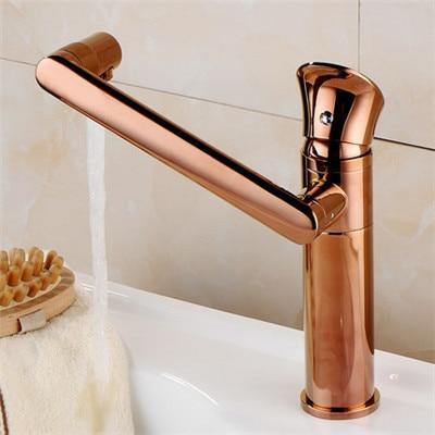 360 Rotation Black Modern Single Bathroom Faucet - Image 15