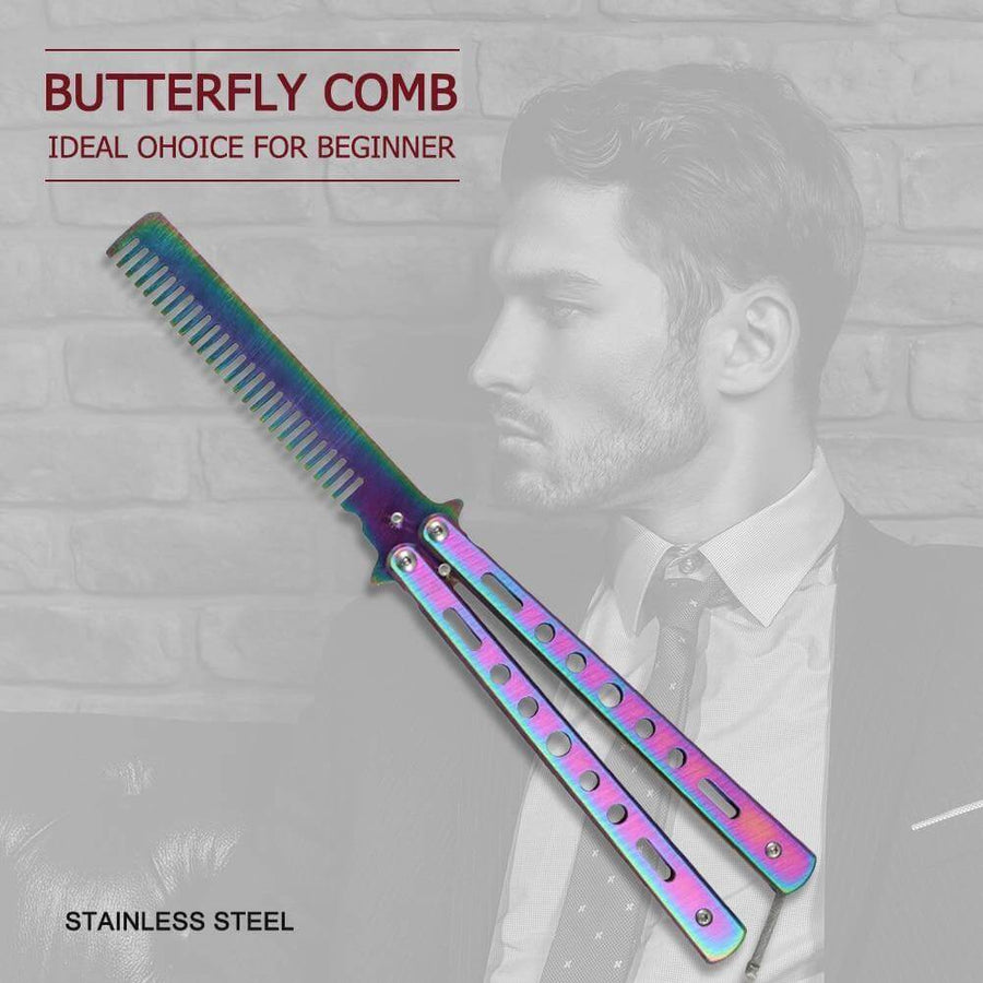 Stainless Steel Foldable Butterfly Brush - Image 0