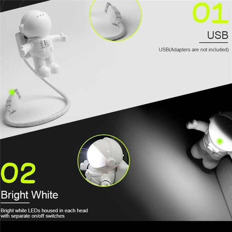 USB Astronaut LED Book Night Light - Image 12