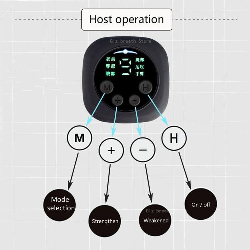 Intelligent Pulse USB Charging Foot Massager - Image 3