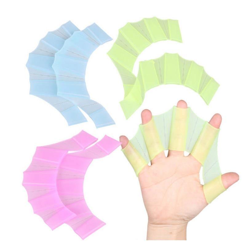 Silicone Webbed Swimming Gloves - Image 8