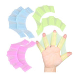 Silicone Webbed Swimming Gloves