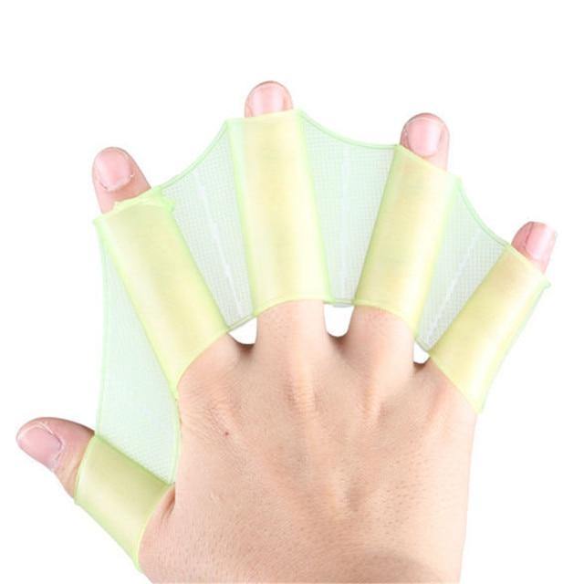 Silicone Webbed Swimming Gloves - Image 7