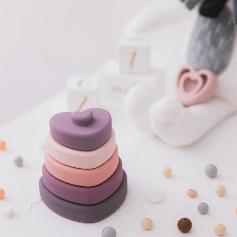 Baby Silicone Construction Stacking Smart Block Game - Image 18