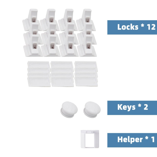 Magnetic Invisible Safety Cabinet Lock