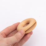 6Pcs Wooden Donut Seal Clips