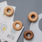 6Pcs Wooden Donut Seal Clips