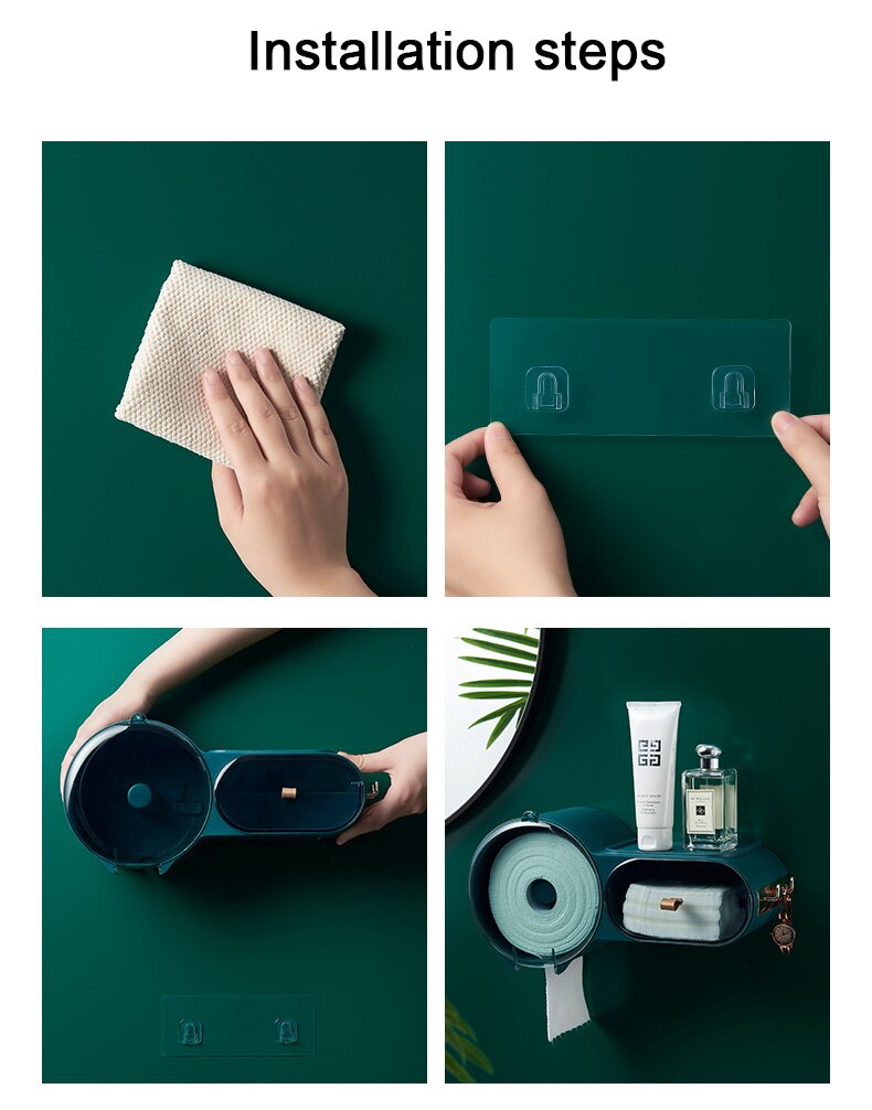 Wall Mounted Paper Holder - Image 2