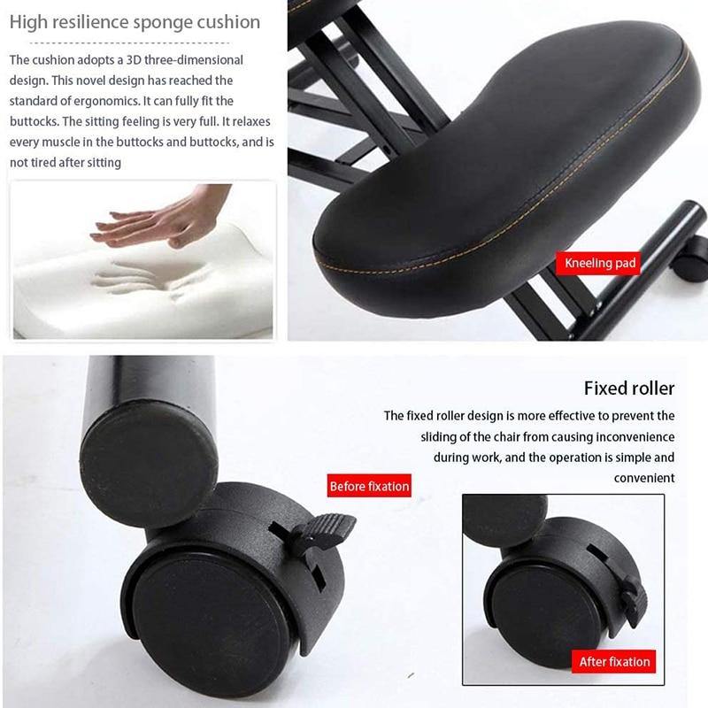 Ergonomic Height Adjustable Knee Support Chair - Image 9