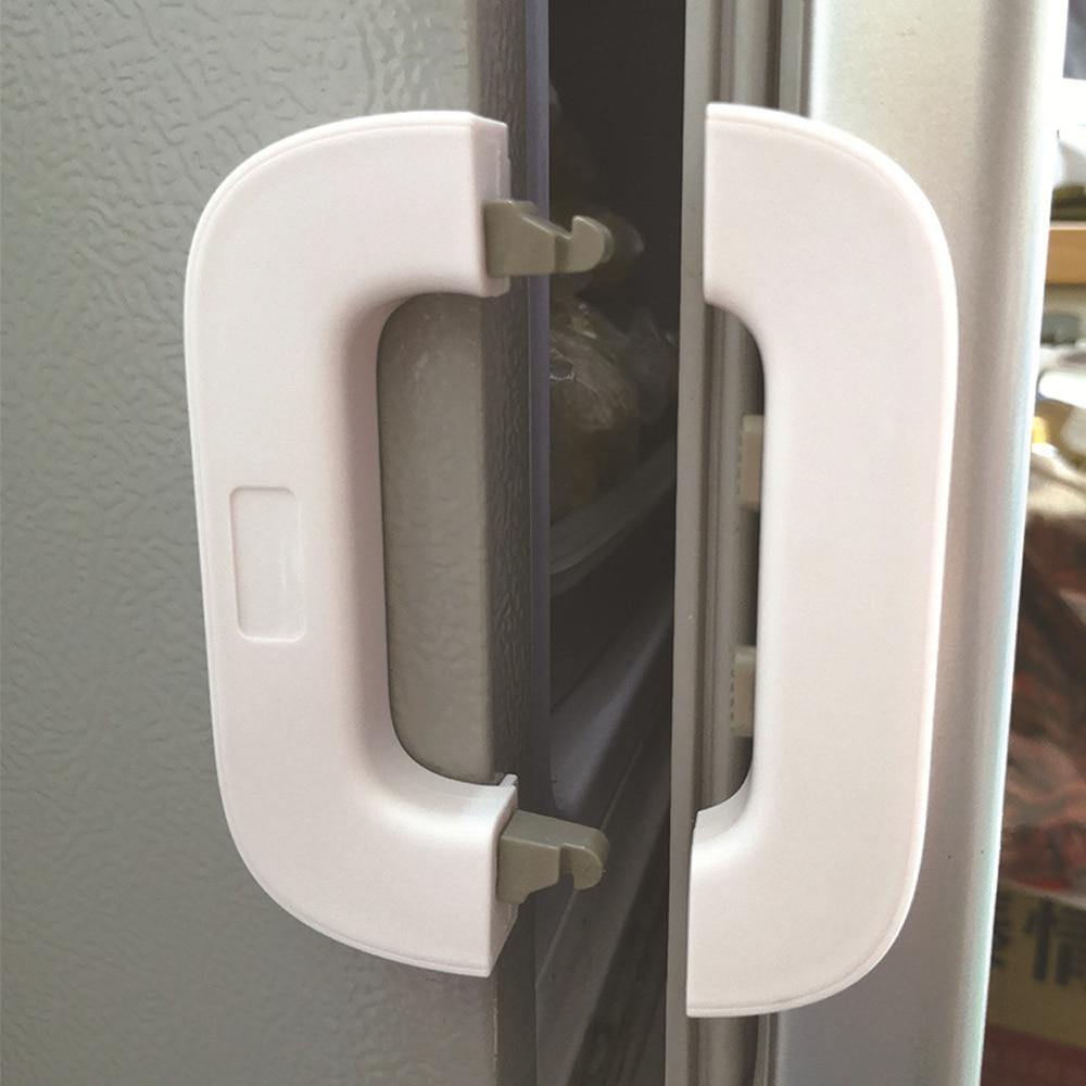 Double Button Cabinet Child Safety Lock - MaviGadget