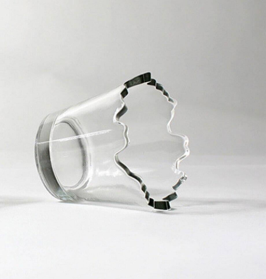 2pcs Irregular Stylish Glass