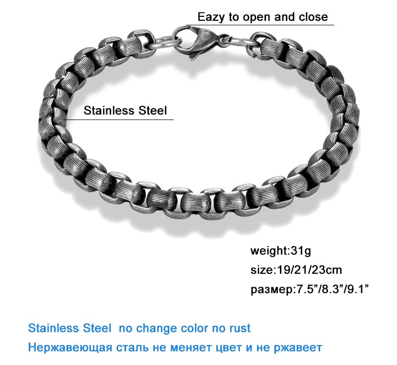 Retro Cuban Chain Bracelet - Image 4