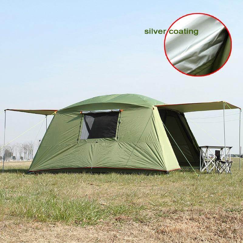 Rainproof Double Layer Sun-Shading Camping Tent