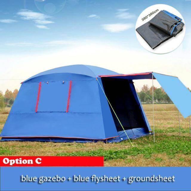Rainproof Double Layer Sun-Shading Camping Tent - Image 9