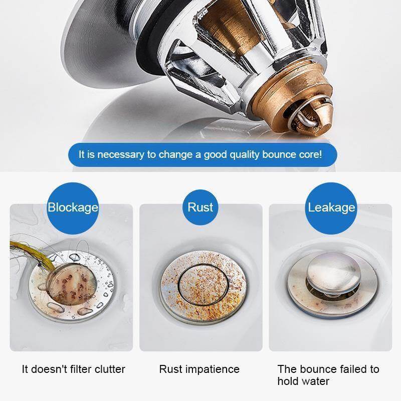 Universal Pop-Up Sink Drain Filter Plug - Image 7