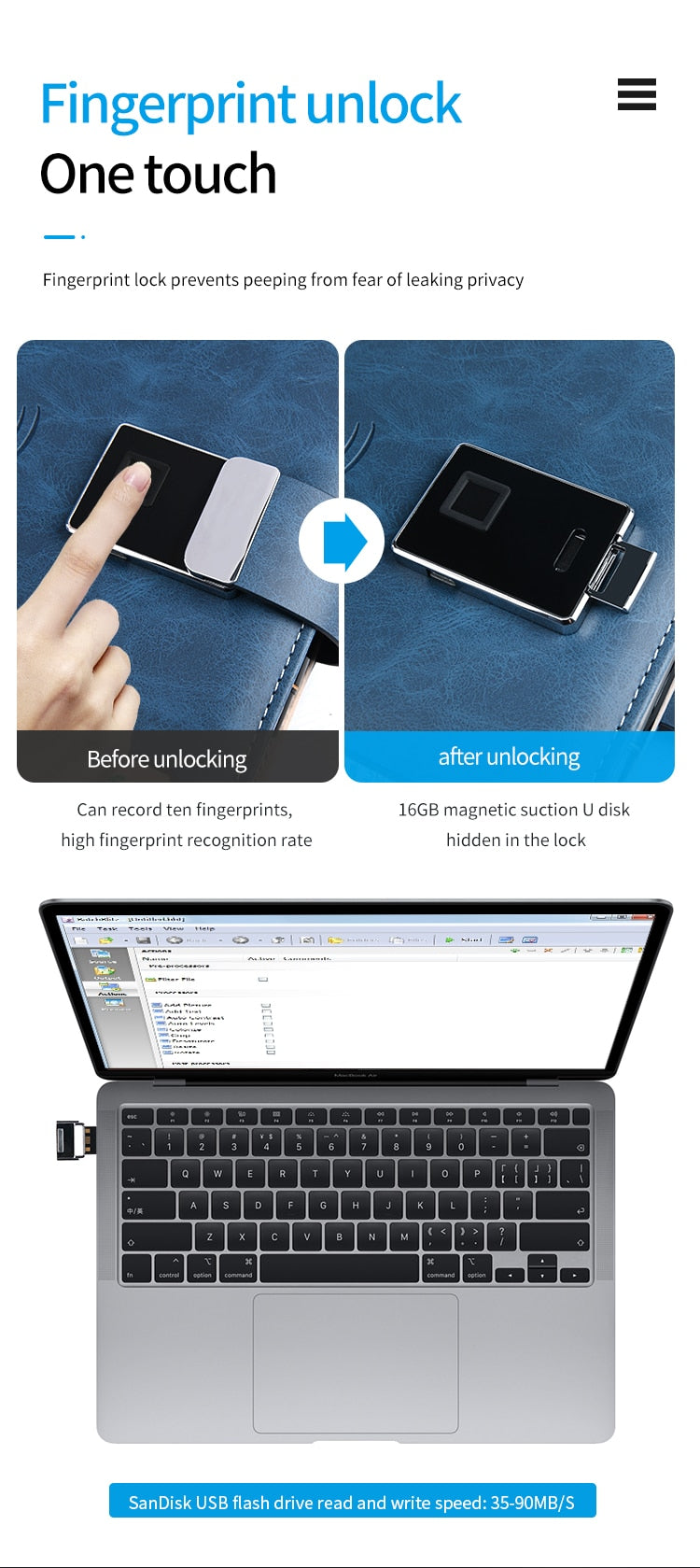 Smart Wireless Charging Business Notebook - Image 4